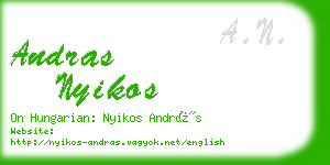 andras nyikos business card